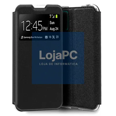 COOL Flip Cover for ZTE Blade A52 Lite Smooth Black