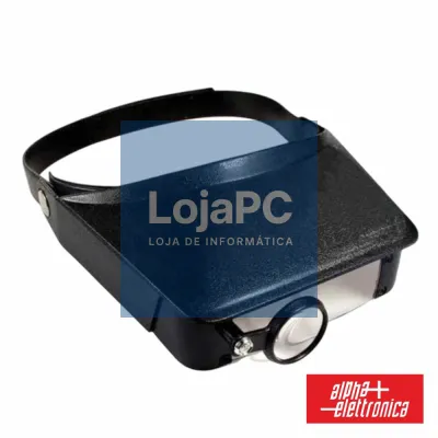 LUPA DE CABEÇA C/ LENTE DUPLA 2X + 3X ALPHA