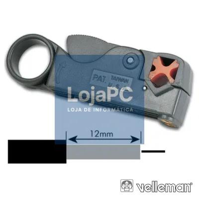 DESCARNADOR DE CABOS COAXIAIS (RG58-RG59) VELLEMAN