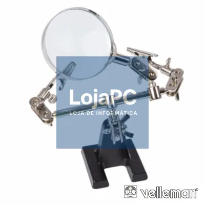 SUPORTE ARTICULADO C/ LUPA E PINÇAS CROCODILO VELLEMAN