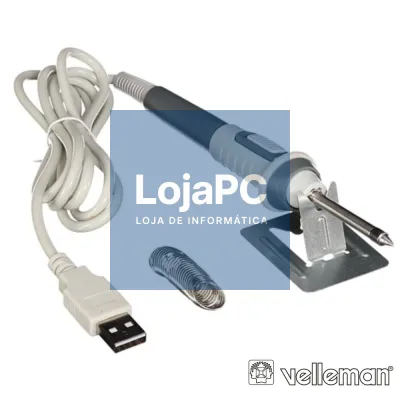 Ferro De Soldar 10W C/ Ligação USB 5V VELLEMAN