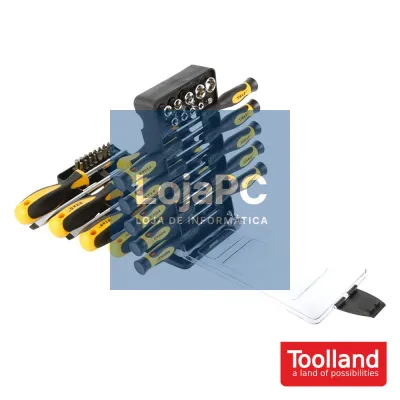 Conjunto de Chaves E Pontas 44x TOOLLAND