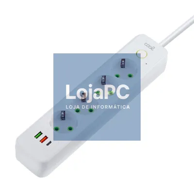 COOL Multi-Port Universal Charger (7-Port Power Strip) White
