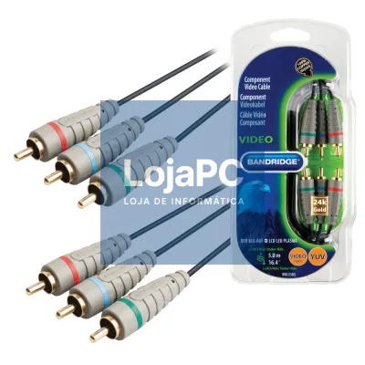 Cabo 3rca Macho / 3rca Macho 5m BANDRIDGE