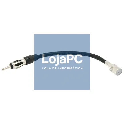 CABO ADAPTADOR DE ANTENA AUTO-RÁDIO P/ COAXIAL