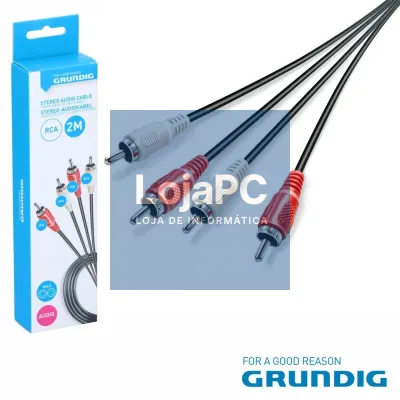 Cabo 2-RCA Macho / 2-RCA Macho 2M GRUNDIG