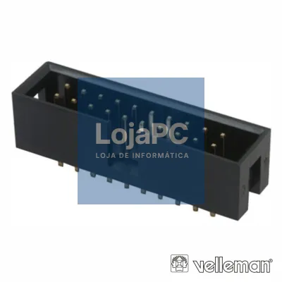FICHA CONECTORA MACHO P/ CI RECTO 2.54MM 20P VELLEMAN