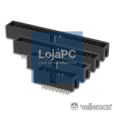 Ficha Conectora Macho P/ Ci Recto 2.54mm 26p VELLEMAN