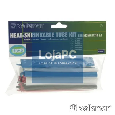 KIT MANGA TERMORETRÁCTIL 40X MULTICOR VELLEMAN