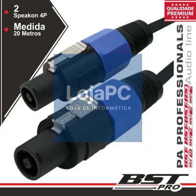 CABO SPEAKON 4P MACHO / MACHO 20M BSTPRO