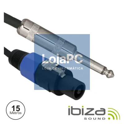 CABO SPEAKON 2P MACHO / JACK 6.35MM MACHO 15M MN IBIZA