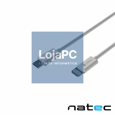 Cabo USB-C Macho/ Lightning Branco 2m PRATI Natec