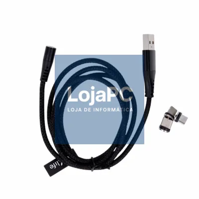 Cabo USB-A 3.0 Macho C/3 Conectores Magnéticos MAXLIFE