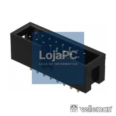 FICHA CONECTORA MACHO P/ CI RECTO 2.54MM 16P VELLEMAN