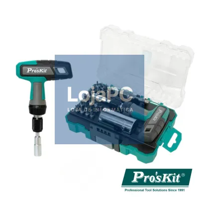 Conjunto De Chave Roquete C/ Bits E Extensor 25x PROSKIT