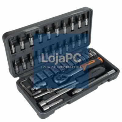 Conjunto de Chave Roquete C/ 46 peças BIGSTREN