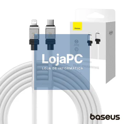 Cabo USB-C / Lightning Macho 20W PD 2m Coolplay BASEUS
