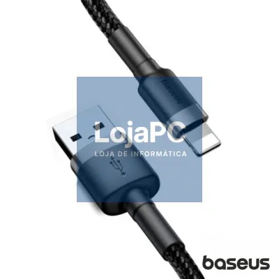 Cabo USB-A Macho P/ Lightning Macho 3m Cafule BASEUS