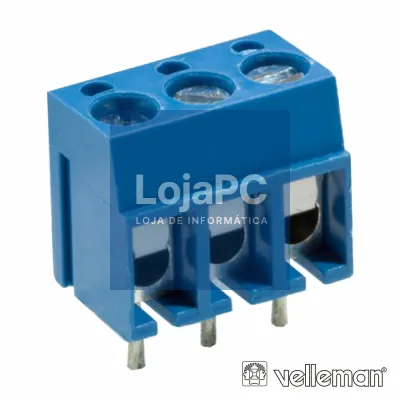 BLOCO DE TERMINAIS C/ 3P DE 5MM VELLEMAN
