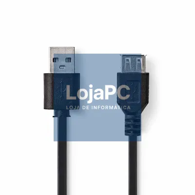 Cabo USB-A 2.0 Macho / USB-A Fêmea 2M