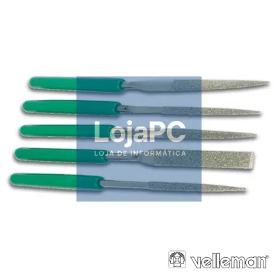CONJUNTO DE 5 LIMAS DE DIAMANTE VELLEMAN
