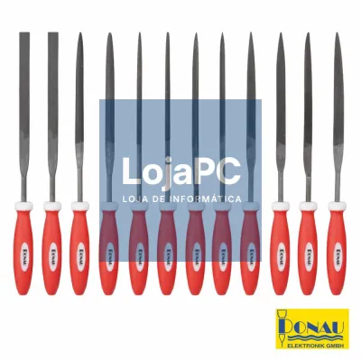 CONJUNTO DE 12 LIMAS DIVERSAS 150MM DONAU