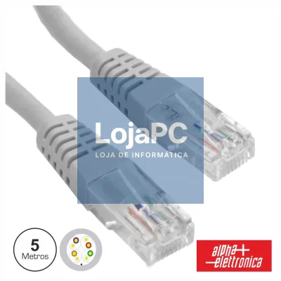 CABO UTP CAT5E CINZA 5M