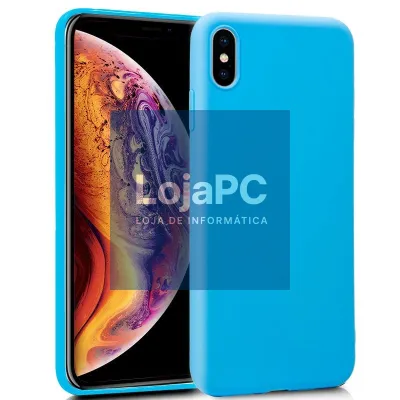 COOL Silicone Case for iPhone XS Max (Light Blue)