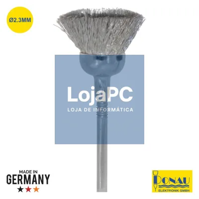 ESCOVA ARAME DE AÇO C/ Ø2.3MM DONAU