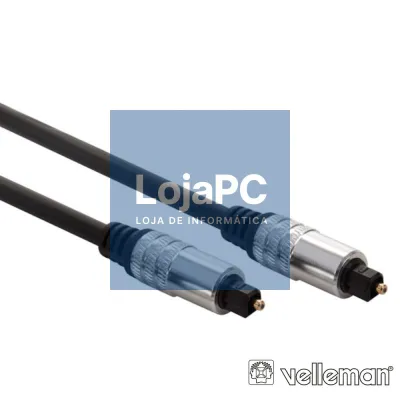 Cabo Fibra Óptica Toslink-Toslink 1.50M - VELLEMAN