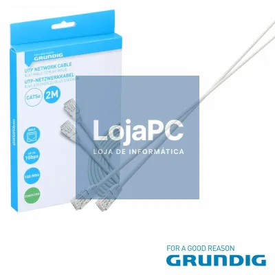 Cabo UTP CAT5E 2m Branco GRUNDIG