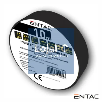 Fita Isoladora Preto 10M ENTAC