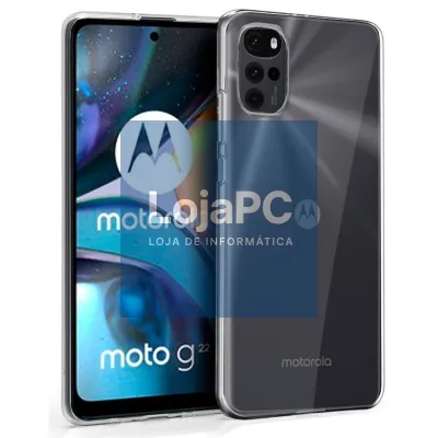 COOL Silicone Case for Motorola Moto G22 (Transparent)