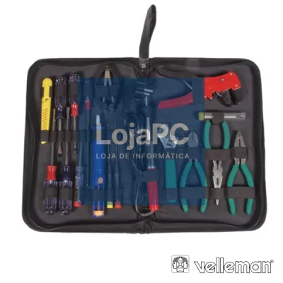 CONJUNTO DE 18 FERRAMENTAS VELLEMAN