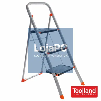 Escadote C/ 3 Degraus Até 150kg TOOLLAND
