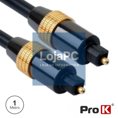CABO FIBRA ÓPTICA TOSLINK-TOSLINK 1M PROK