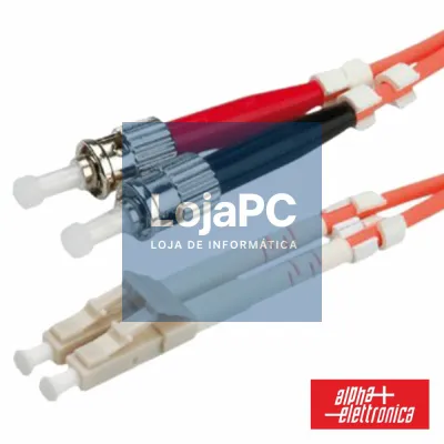 CABO FIBRA ÓPTICA MULTIMODO OM2 3MM ST/UPC-LC/UPC 3M ALPHA