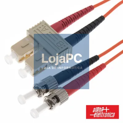 CABO FIBRA ÓPTICA MULTIMODO OM2 3MM SC/UPC-ST/UPC 3M ALPHA