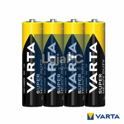 Pilha Zinco-Carvão R03/AAA 1.5V 4x Super Heavy Duty VARTA