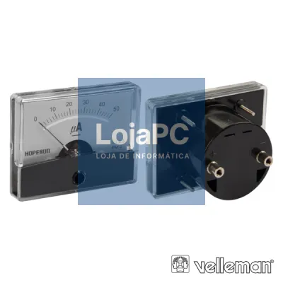 AMPERÍMETRO DE PAINEL 50µA DC VELLEMAN