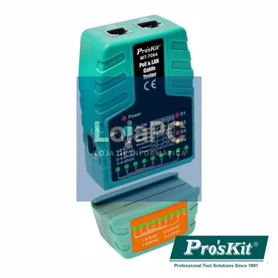 Testador de Cabos Rede RJ45/RJ11/RJ12/PoE/PoE+ PROSKIT