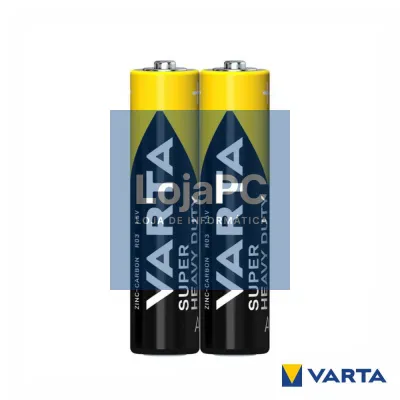 Pilha Zinco-Carvão R03/AAA 1.5V 2x VARTA