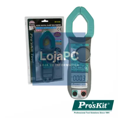 PINÇA AMPERIMÉTRICA DIGITAL AC/DC 400A PROSKIT