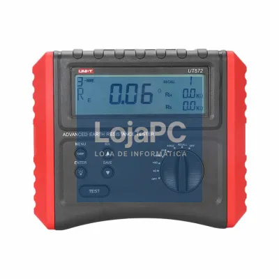 Medidor Digital de Resistência de Terra 50V 4-40kOhm UNI-T