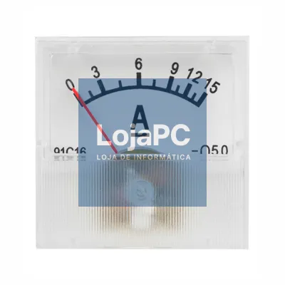 Amperímetro Analógico de Painel 15A DC