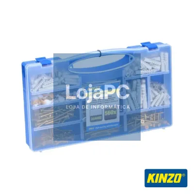 Conjunto De Buchas e Parafusos 560Pcs. KINZO