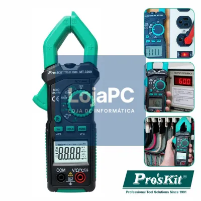 Pinça Amperimétrica Digital 3 5/6 AC/DC 600V PROSKIT