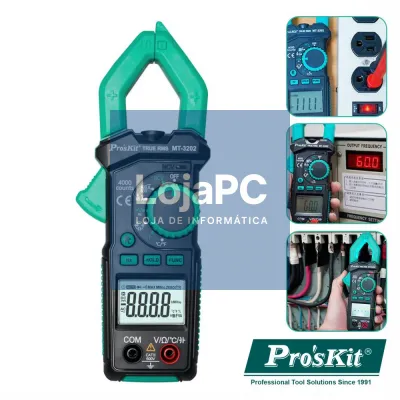 Pinça Amperimétrica Digital ¾ AC/DC 600V PROSKIT