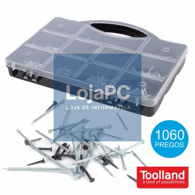 CONJUNTO DE 1060 PREGOS TOOLLAND