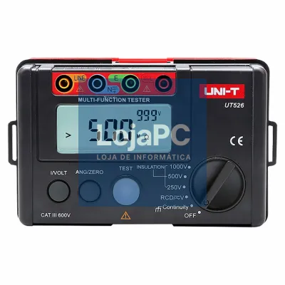 Medidor Digital de Resistência de Terra 100KOhm-1MOhm UNI-T